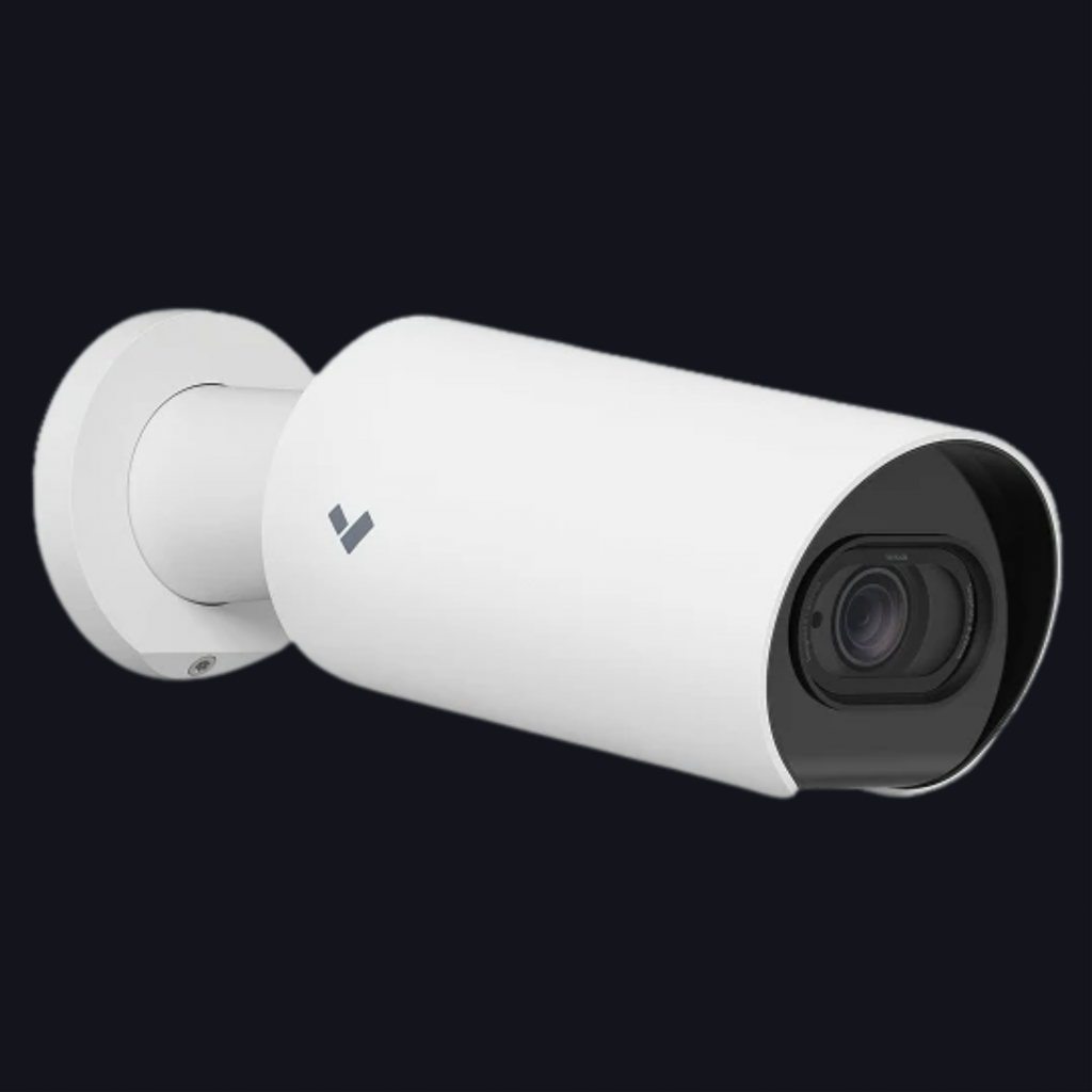 Verkada Video Security bullet camera for long-distance monitoring and license plate recognition