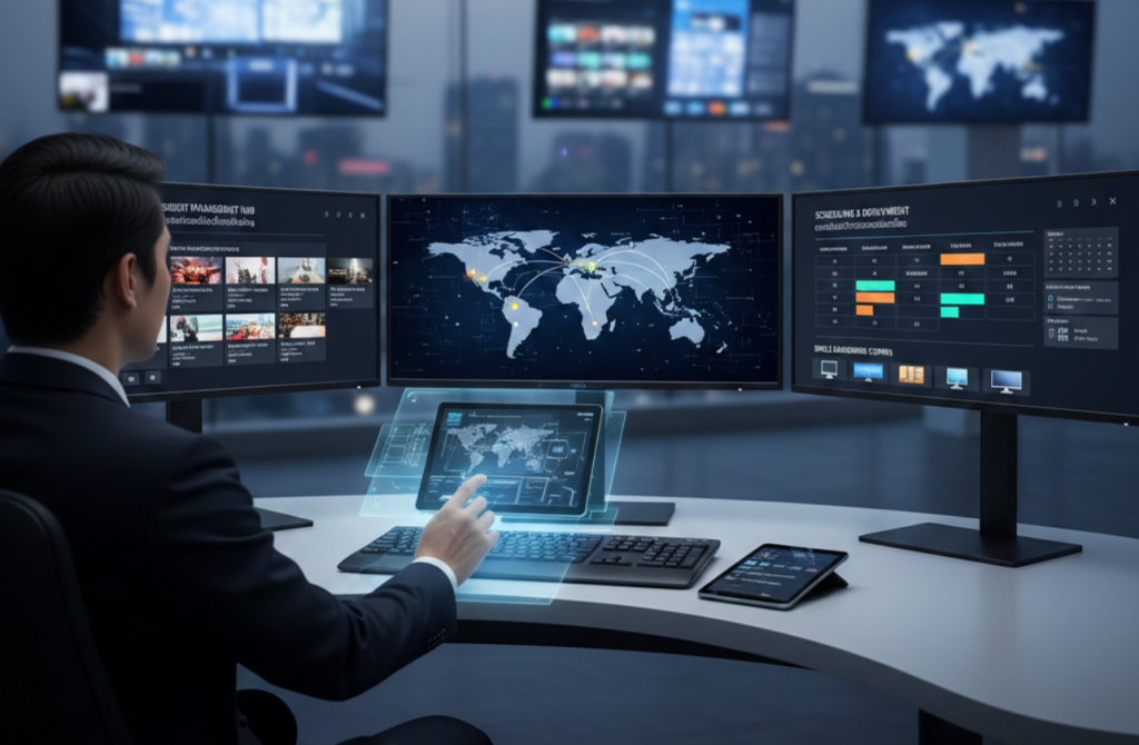 Digital Signage centralized content management