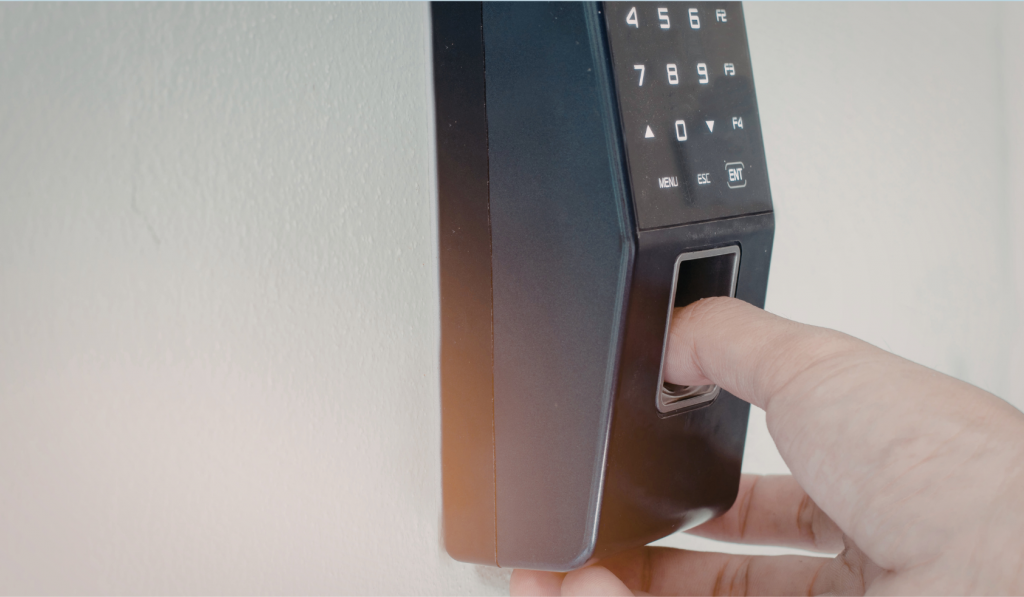 Access control solution for organizations with biometric authentication