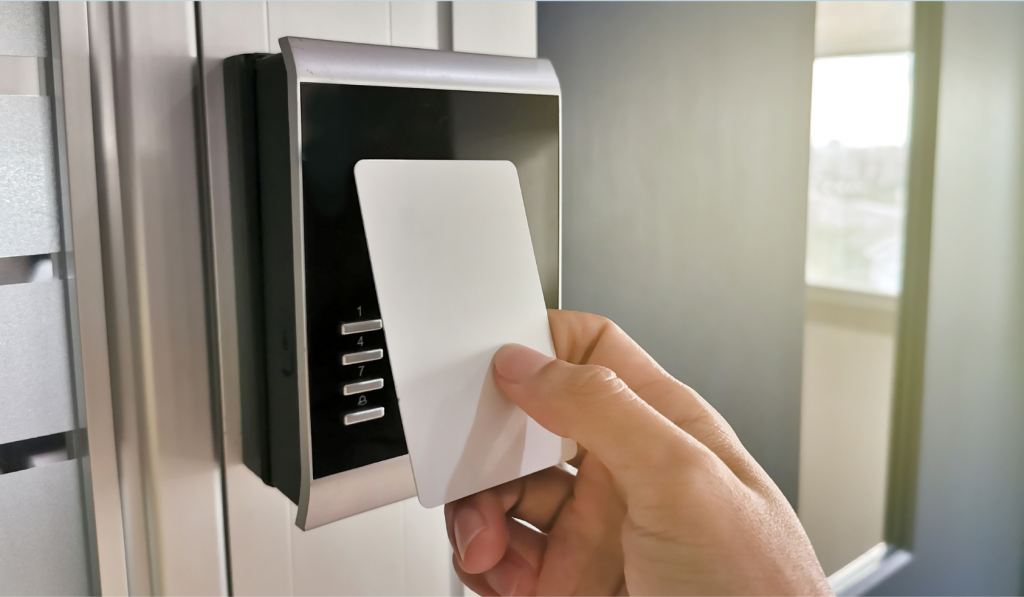 RFID card access control system for office buildings