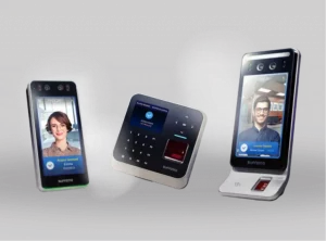 Suprema biometric readers with fingerprint and facial authentication